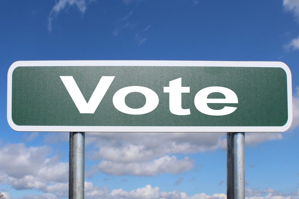 "Vote" roadsign Nick Youngson CC BY-SA 3.0 Pix4free.org